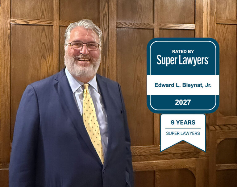 Ed Bleynat Selected to 2027 Super Lawyers | Ferikes Bleynat & Cannon | Western North Carolina Litigators