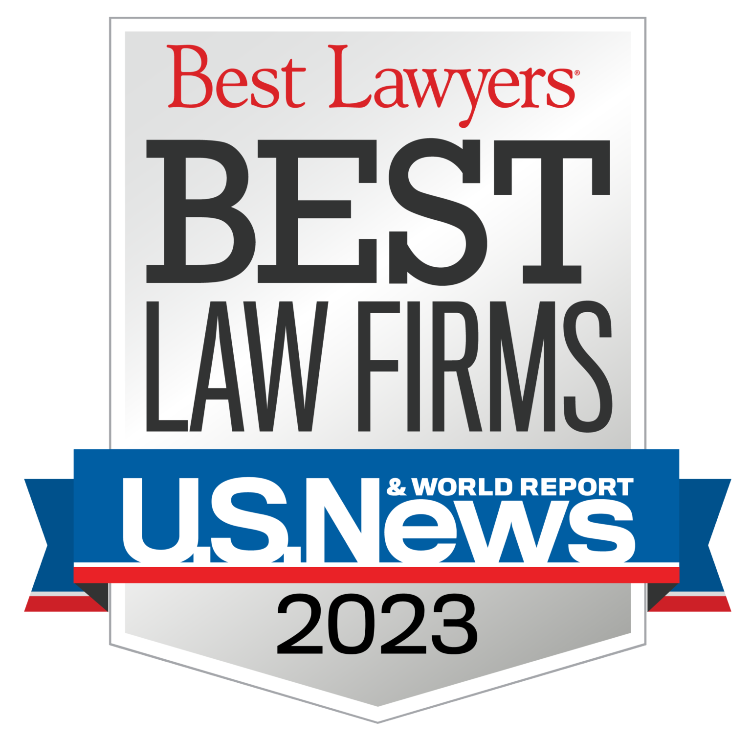 US News/Best Lawyers Best Law Firms 2023 Award Badge