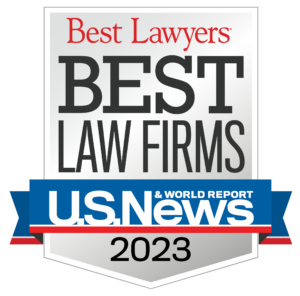 US News/Best Lawyers Best Law Firms 2023 Award Badge