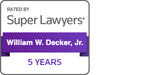 Bill Decker Super Lawyers Badge